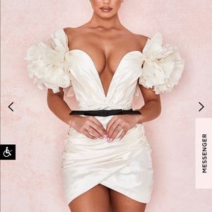 House of CB ruffle mini dress